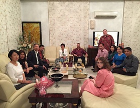 On the dinner hosted by the Russian Ambassador to bid farewell to the ambassadors of the Republic of Korea and Myanmar