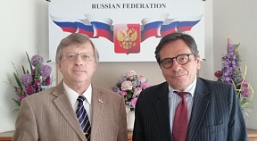 Ambassador of Russia received the Ambassador of France Ambassador of Russia received the Ambassador of France