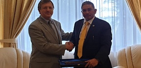 Meeting of the Ambassador of Russia to Brunei H.E. Mr. Vladimir Goncharenko with the Minister of Foreign Affairs II of Brunei Dato Erywan Yusof