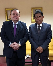 On the meeting with the Permanent Secretary of the Ministry of Foreign Affairs of Brunei Darussalam Dato Paduka Haji Mohd Nor bin Haji Jeludin