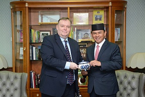 On the meeting with the Minister of Culture, Youth and Sports of Brunei Major General (Rtd.) Dato Paduka Seri Haji Aminuddin Abidin