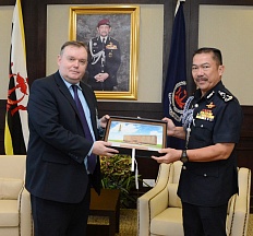 On the meeting with the Commissioner of the Royal Brunei Police Force Dato Jammy Al-Islam 