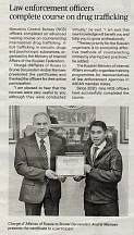 Brunei’s Narcotics Control Bureau officers completed a Russian advanced training course