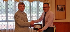 Russian Ambassador received the Acting Director of the National Disaster Management Centre
