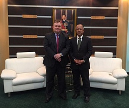 On the meeting of the Russian Ambassador with the Chairman of the National Security Committee, Minister of Defence II of Brunei Darussalam